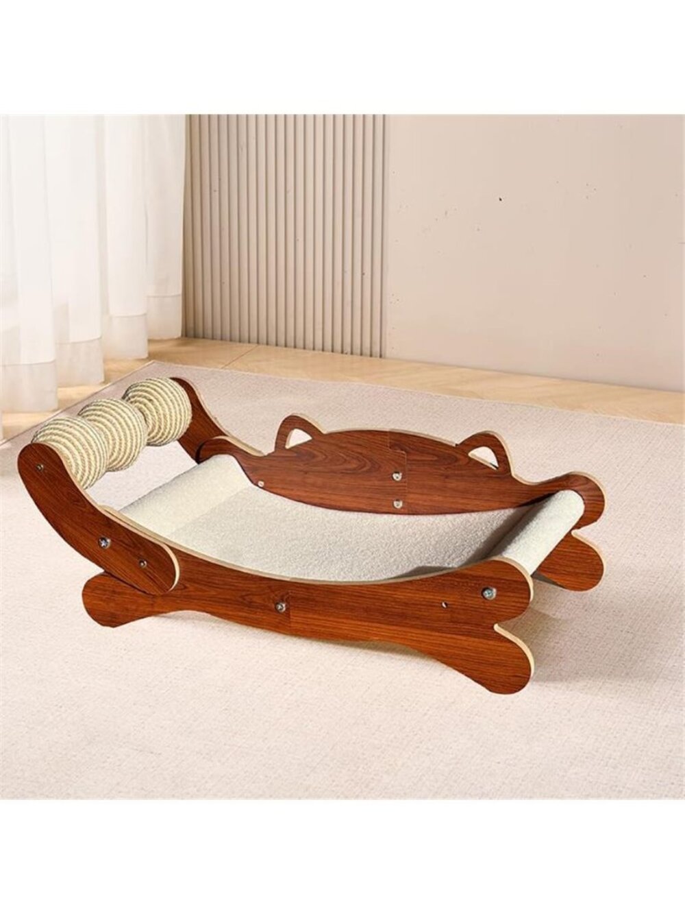 Large Cat Scratcher Bed Hammock Lounge Replacement Felt Scratch Pad Furniture